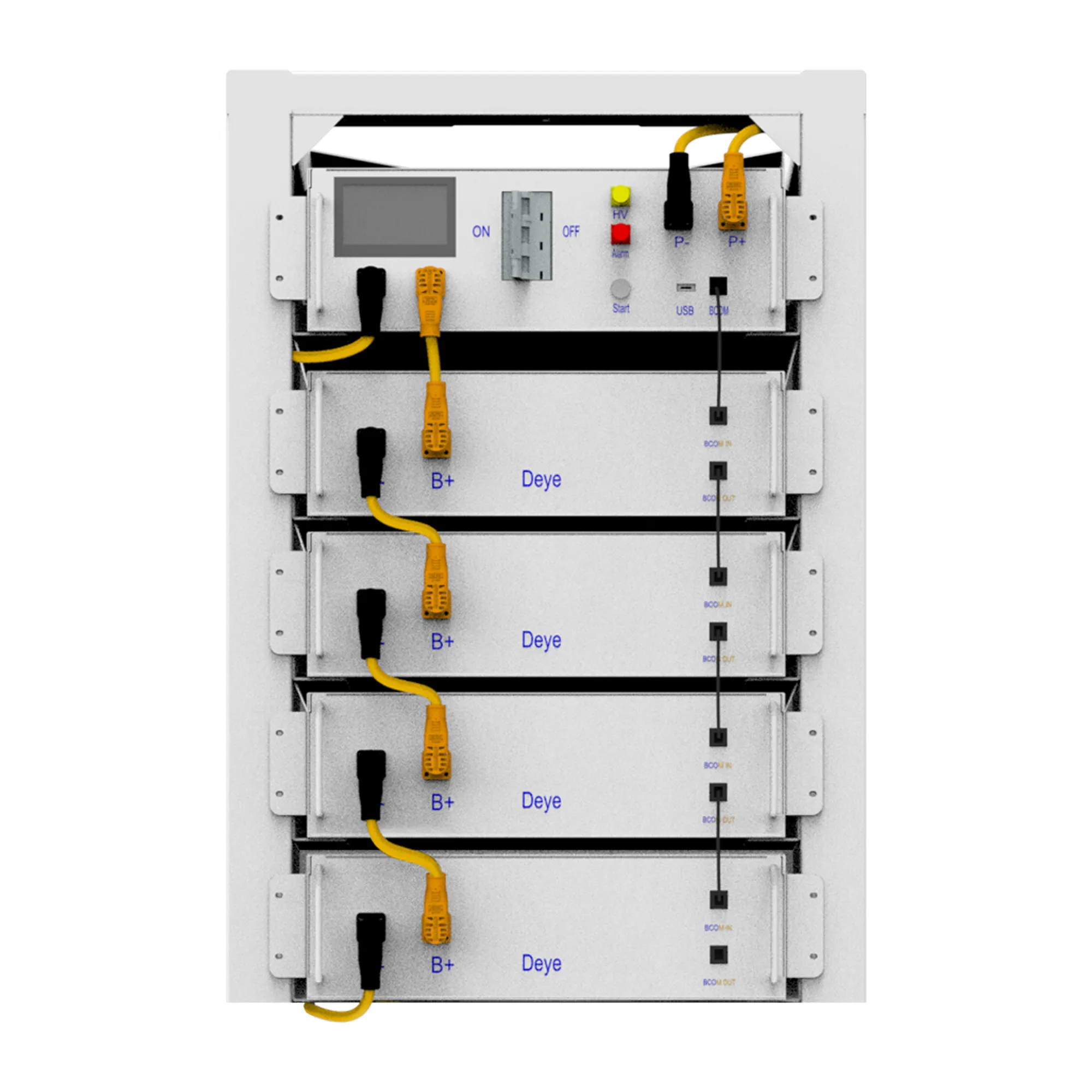 Блок батарей Deye BOS-G4 20.48kW 204.8V 100Ah LiFePO4 HVB750V RACK